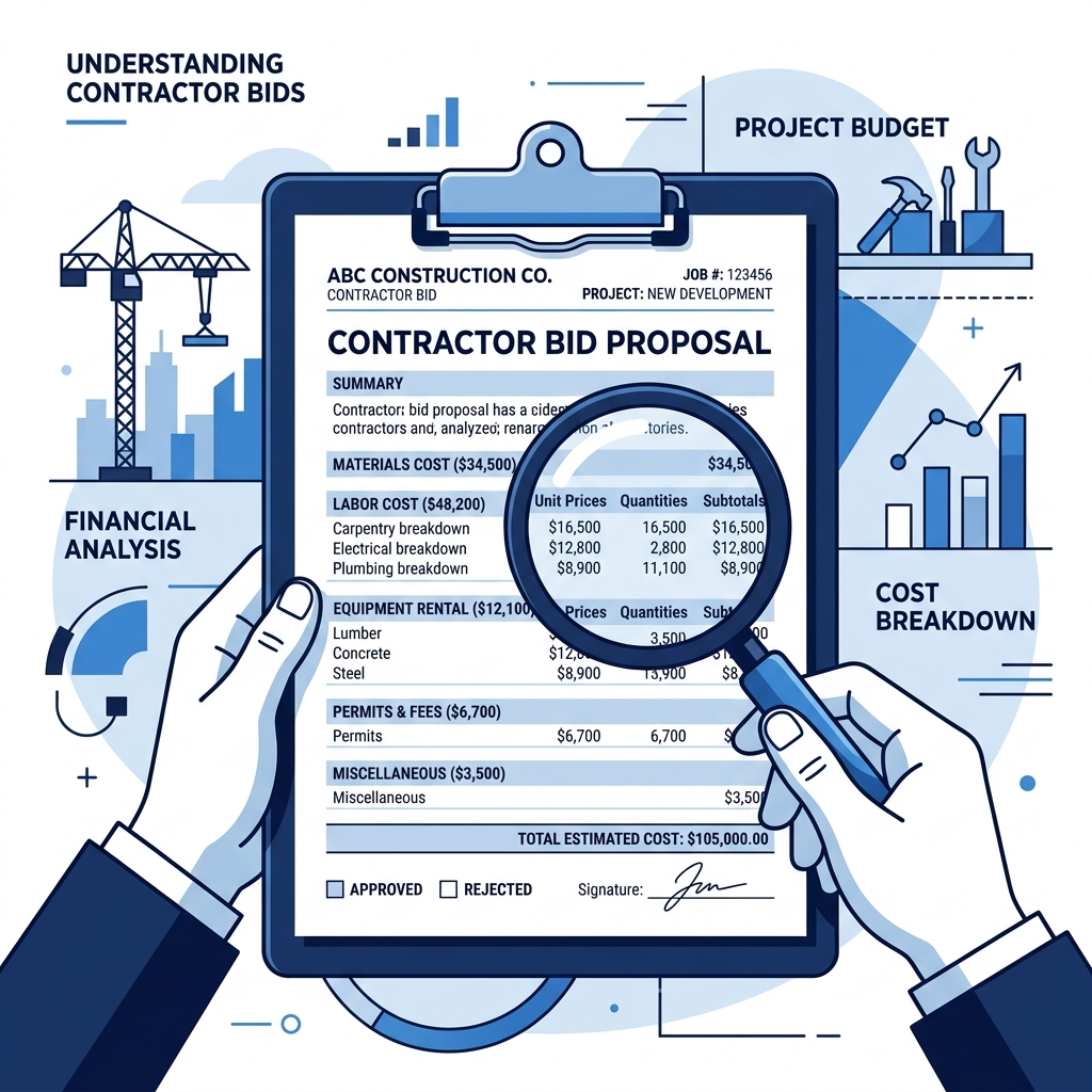 How to Read a Contractor's Bid Like a Pro
